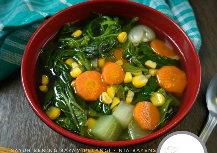 Sayur bayam pelangi (#pr_recookhararejo)