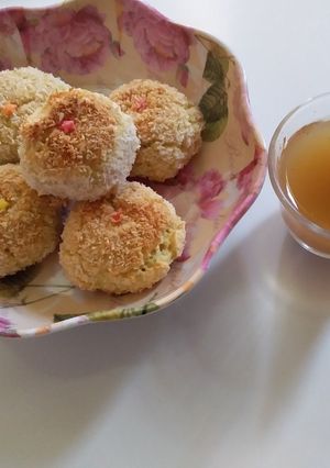 صورة لوصفة كريات بجوز الهند