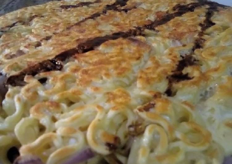 Indomie pizza