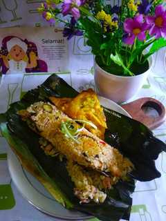 Foto resep Nasi Bakar Cumi Sambel Mercon