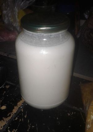 Una foto de Yogurt natural hecho en casa
