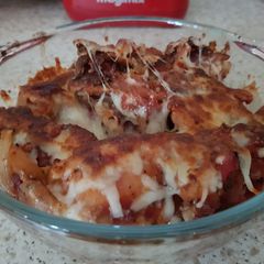 My Tomato Chicken,Bacon & Onion dish. 😊 A picture of My Tomato Chicken,Bacon & Onion dish. 😊.