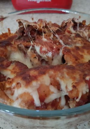 A picture of My Tomato Chicken,Bacon & Onion dish. 😊.