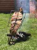 Costillar de vaca a las llamas