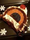 ☆Black Forest Yule Log☆ Christmas Dessert☆