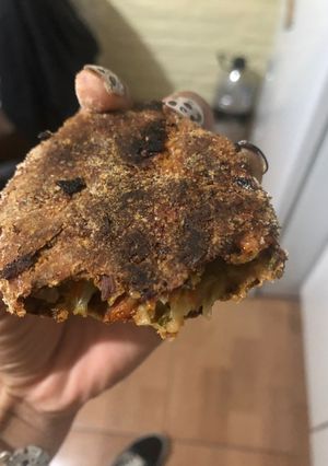 Una foto de Milanesas de acelga