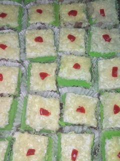 Foto resep Cake potong pandan keju