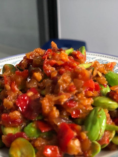 Foto resep Pete tumis ebi