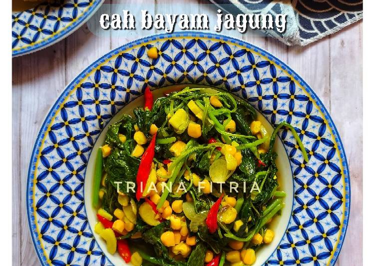 Cah Bayem Jagung