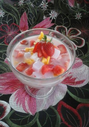 Foto resep fruty ice milk simple