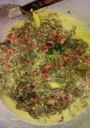 Foto resep Sayur Daun Singkong Masak Santan