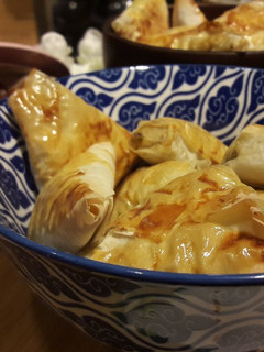 Una foto de Samosas veganas