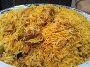 A picture of chawal ke biryani