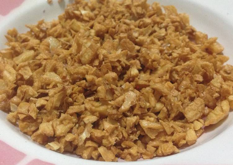 Cara Menyiapkan Bawang putih goreng Anti Ribet!