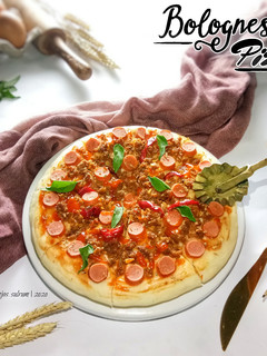 Foto resep Bolognese Pizza