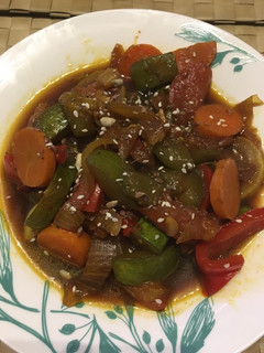 Una foto de Verduras salteadas