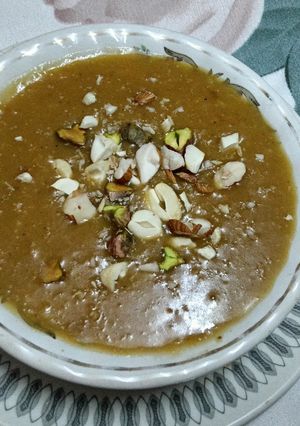 A picture of Moong dal & Poppy seeds Kheer.
