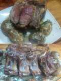 Rack de lomo con papines andinos en crema provenzal fresca