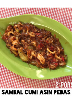 Foto resep Sambal cumi asin pedas