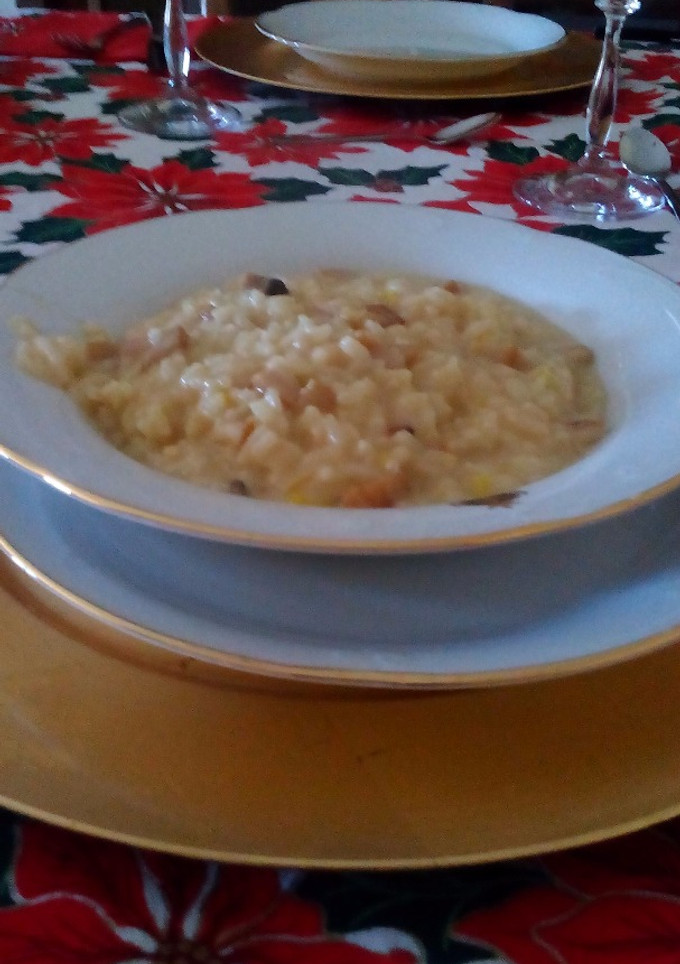 Una foto de Risotto de boletus