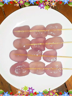 Foto resep Sate Kolang Kaling Ungu