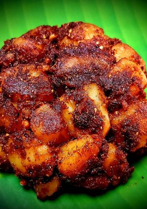 A picture of Chettinad Potato Fry.