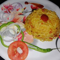 A picture of Masala maggi.