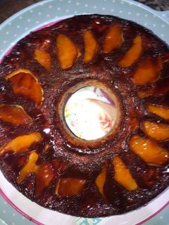 Una foto de Torta invertida de manzana🍎