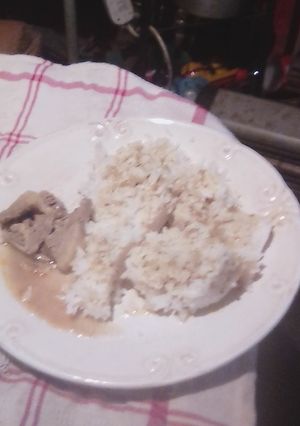 A picture of Carrot rice.