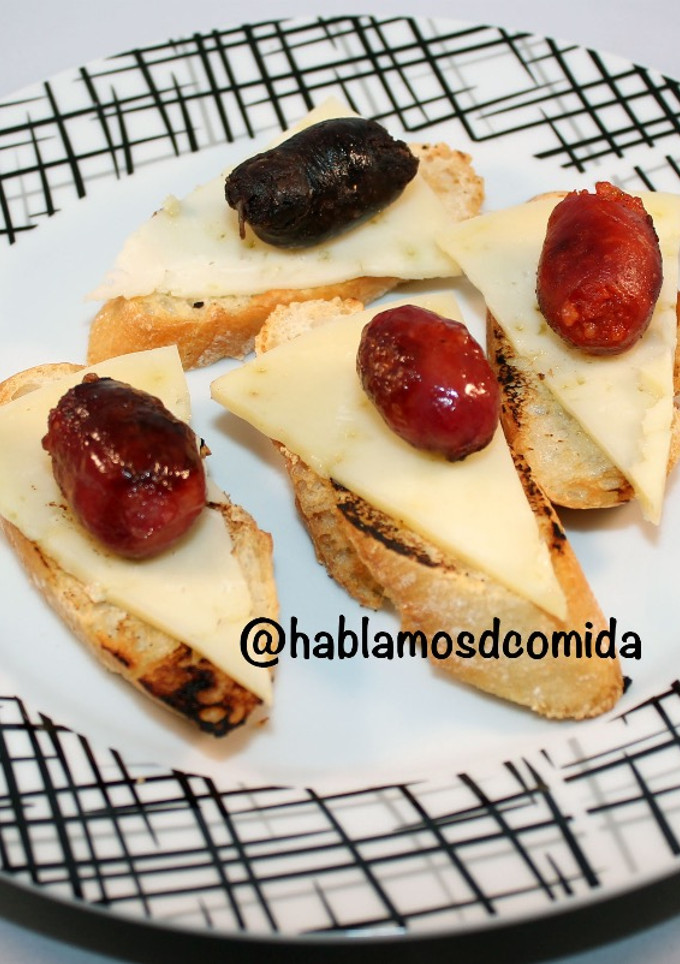 Una foto de Tosta de queso con aceite
