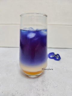 Foto resep Es Telang Yakult Madu