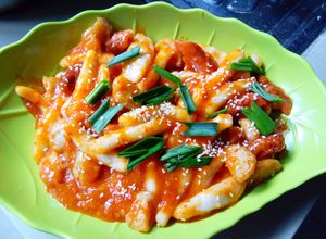 Foto resep Kue beras korea (Tteokbokki)
