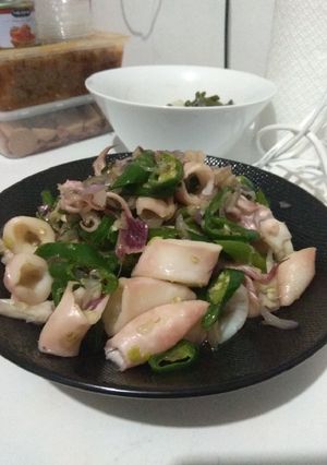 Foto resep Cumi Asin Cabe Ijo