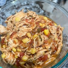 A picture of Crockpot Mexican Pulled Chicken.