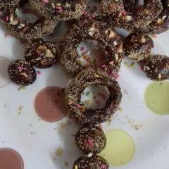 Dates Ring & Balls with Dry fruits A picture of Dates Ring & Balls with Dry fruits.