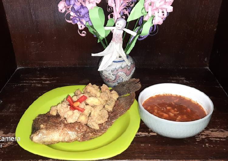 Recipe: Appetizing Gurame asam manis pedas