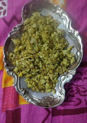 A picture of Egg bhurji.