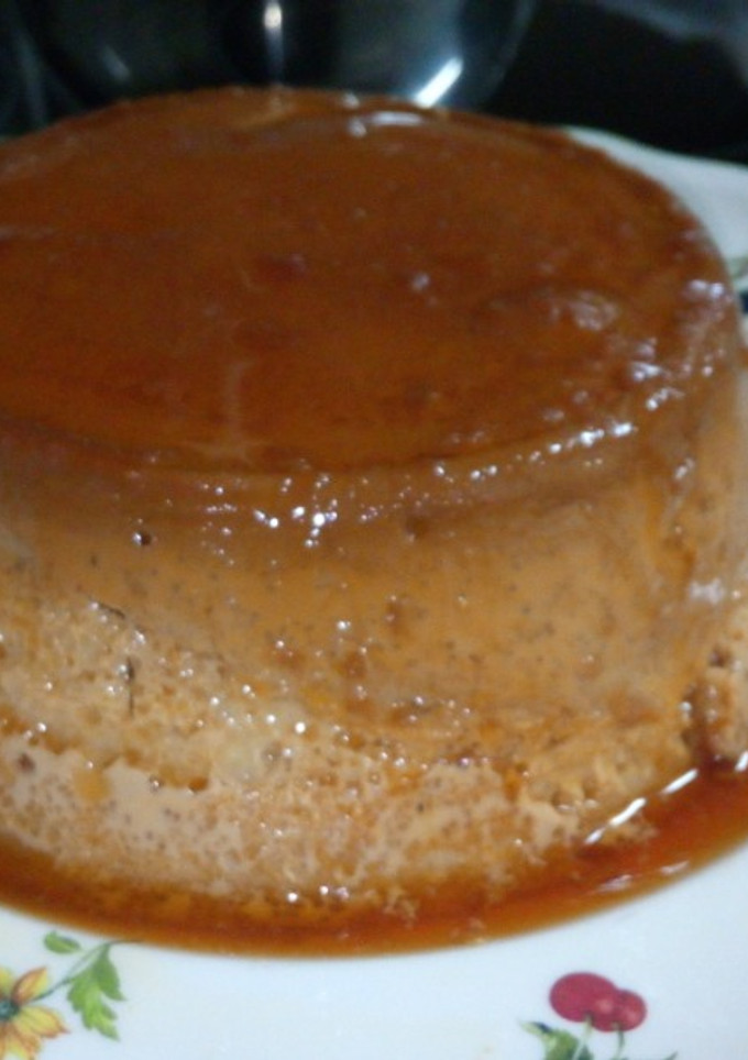 Una foto de Flan de dulce de leche