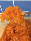 Dulce de pomelo rosado con poca azúcar