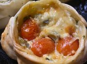 Una foto de canastita tomate cherry