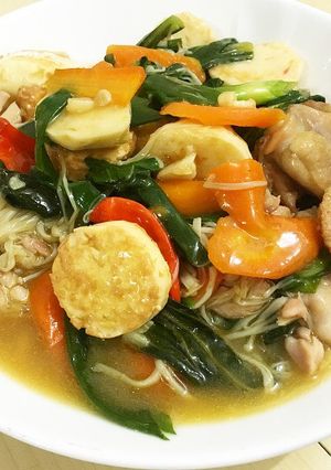 Foto resep Sapo tahu ayam 99