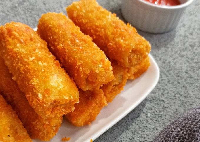 Resep Risol ekonomis (250gr tepung jadi 38pcs risol), Lezat