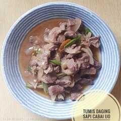 รูปของ Tumis Daging Sapi Cabai Ijo