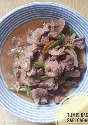 Foto resep Tumis Daging Sapi Cabai Ijo