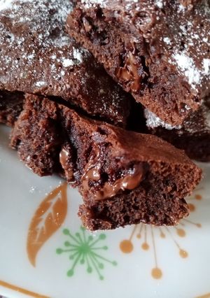 O poză a rețetei Brownie, rețeta originală.