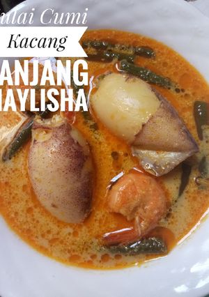 Foto resep Gulai Cumi Kacang Panjang