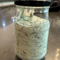 A picture of Perfect Homemade TatTar Sauce - No chemicals and amazing - better than store bought - enjoy :p.