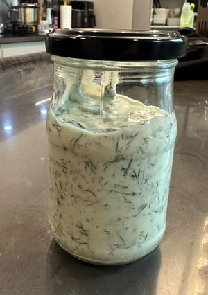 A picture of Perfect Homemade TatTar Sauce - No chemicles and amazing - better than store bought - ENJOY :P.