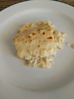 Una foto de Bacalao con salsa de puerros y nata