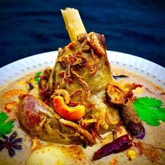 A picture of Lamb Massaman Curry.